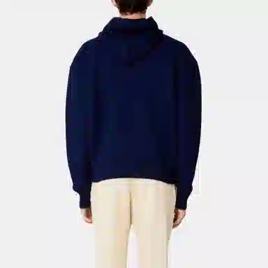 AMIPARIS Logo Pullover Hoodie Blue