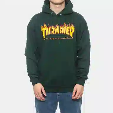 Thrasher Flame Hoodie
