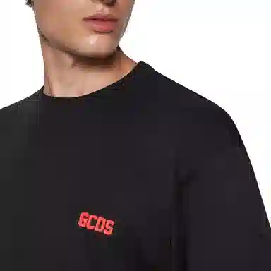 GCDS Logo T-Shirt Black