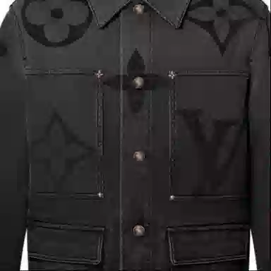 Louis Vuitton FW24 Black Denim Jacket