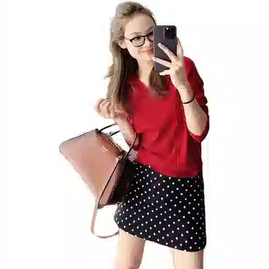 美洋 简约通勤法式针织衫 女款