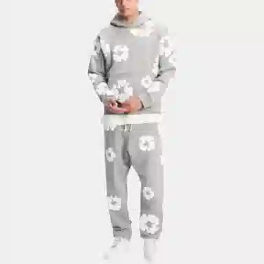 Denim Tears Cotton Wreath Sweatpants Grey