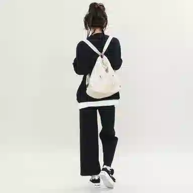OTA Backpack Black White