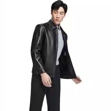 GOLDLION Lambskin Leather Jacket