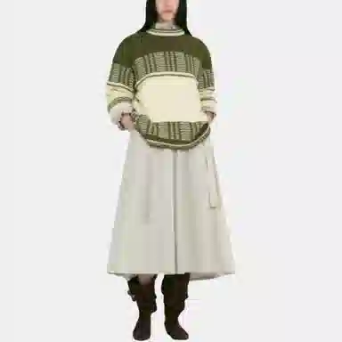 LOW CLASSIC FW25 JACQUARD KNIT SWEATER