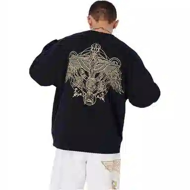 Boy London SS24 Gold Foil Crewneck Sweatshirt