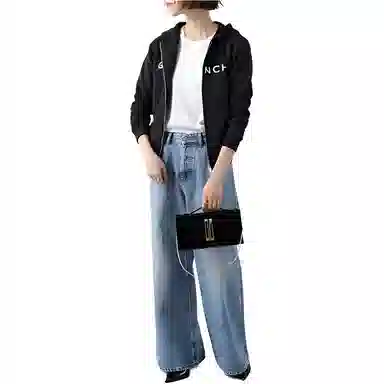 Givenchy SS24 Logo Hoodie Black