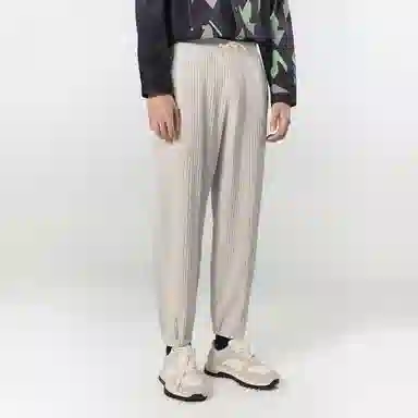 速写 纯色九分裤宽松束脚运动裤 男款