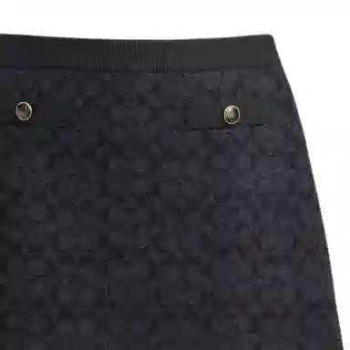 COACH Knit Pocket Skirt