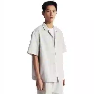 H&M Casual Loose Short Sleeve Shirt Gray