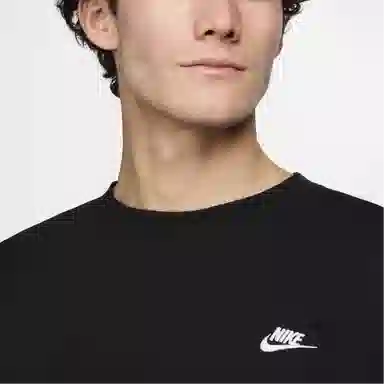 Nike Club FT Oversized Crew Black