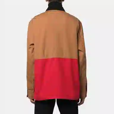 Carhartt WIP Loose Button Collar Jacket Brown