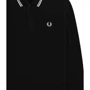 Fred Perry Long Sleeve Polo Black