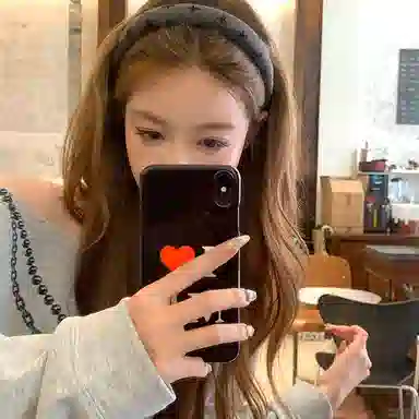 芒果饰品 质感格雷系高颅顶宽发卡头箍灰色波点 发箍 女款