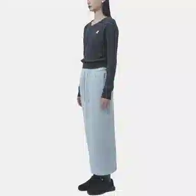 RestRecreation FW25 CABLE V-NECK KNIT TOP V