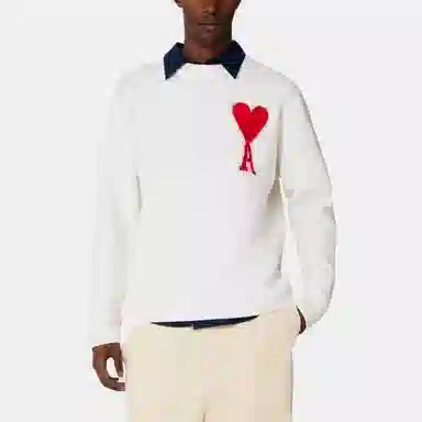 AMIPARIS Logo Wool Sweater