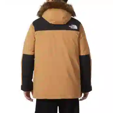 The North Face Logo Zip Hoodie Brown