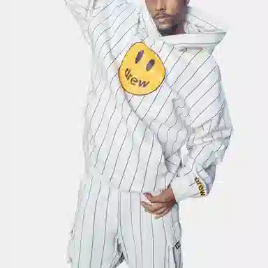 Drew House Navy Pinstripe Hoodie