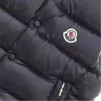 Moncler FW21 Quilted Down Vest Navy Blue Kids