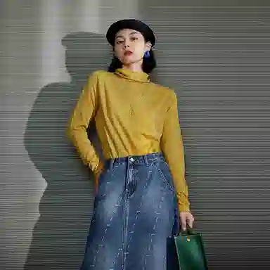 美洋 纯色休闲针织衫 女款