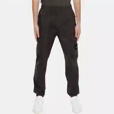Stone Island SS22 Compass Patch Cargo Pants Carbon Black
