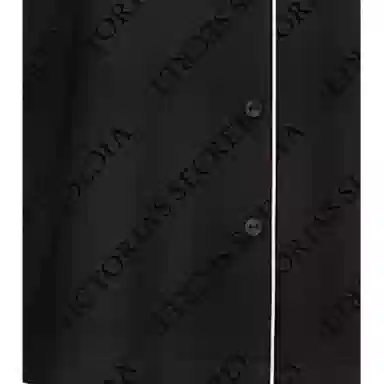 Victoria's Secret Satin Pajama Set Black