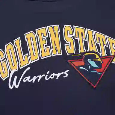 Mitchell & Ness x NBA Golden State Warriors Hoodie Navy