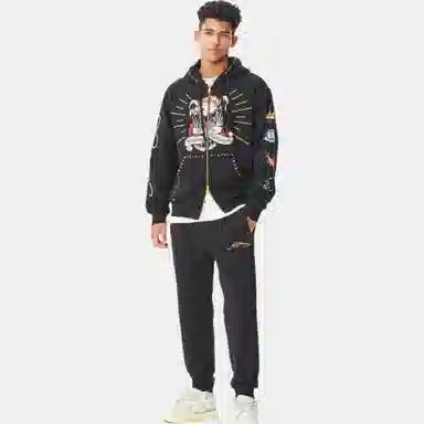 Ed Hardy SS25 Logo Joggers Black