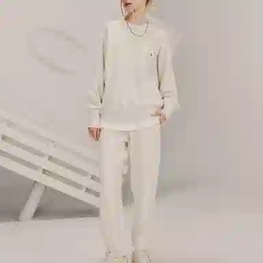 Champion FW23 Women'S Micro Stretch C-Logo Crewneck Sweatshirt