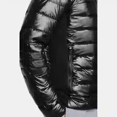 Canada Goose Logo Patch Hoodie Down Jacket