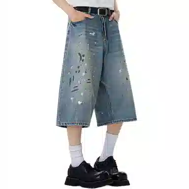 R.super Denim Shorts