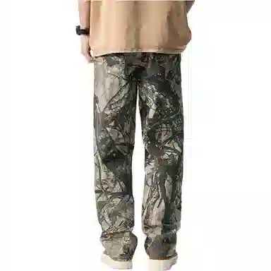 赞仕 美式潮牌水洗复古街头潮流直筒长裤休闲裤 男款