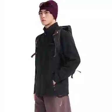 探路者 保暖抗静电休闲立领羽绒服 男款