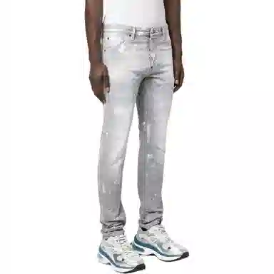 DSQUARED2 Slim Mid-Rise Distressed Jeans Grey