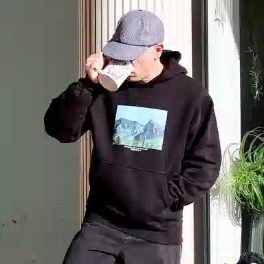 Polar Skate Co Hoodie Black