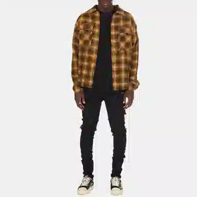 REPRESENT SS21 Vintage Distressed Jeans Black