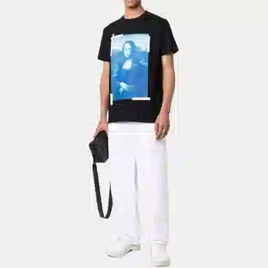 OFF-WHITE Monalisa SS22 Black Tee