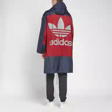 adidas x BED J.W. FORD Hooded Long Jacket Ink Blue