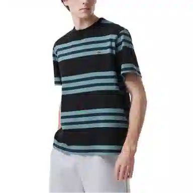Lacoste Striped Crewneck Tee