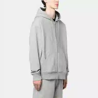 Y-3 FT Zip Hoodie Light Grey