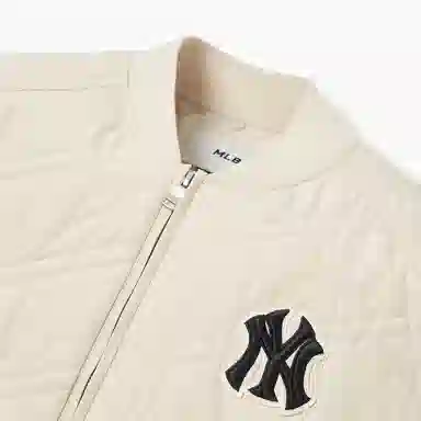 MLB Retro Baseball Jacket Beige