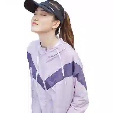 探路者 户外中长款连帽防晒衣 女款