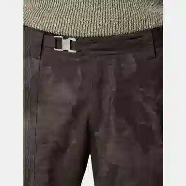 Stone Island SS25 Supima Camo Badge Joggers Military Green