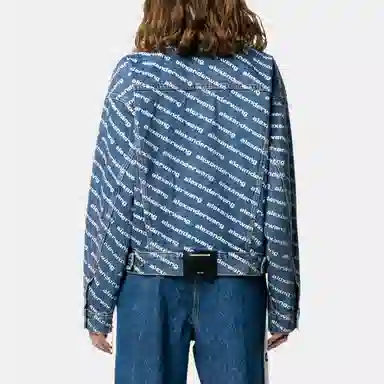 Alexander Wang SS20 Logo Denim Jacket