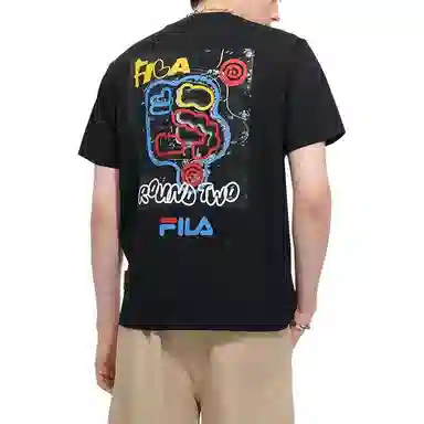 FILA FUSION x ROUND TWO SS25 LogoT -BK
