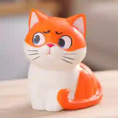 熊堡岛 猫咪系列 高颜值慢回弹捏泥感 萌趣可爱解压神器创意小众潮流设计 成人小孩无聊发呆感官玩具 捏捏乐