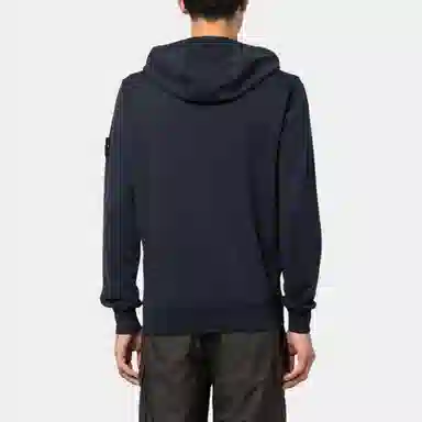 Stone Island SS25 Hoodie Jacket Black