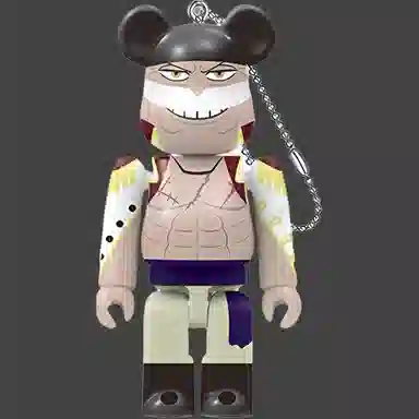 BE@RBRICK One Piece Whitebeard Second Edition 100%