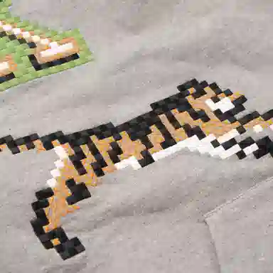 KENZO x Nigo Pixel Tiger Hoodie Pearl Grey