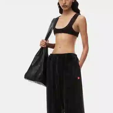 Alexander Wang SS24 Knit Joggers Black